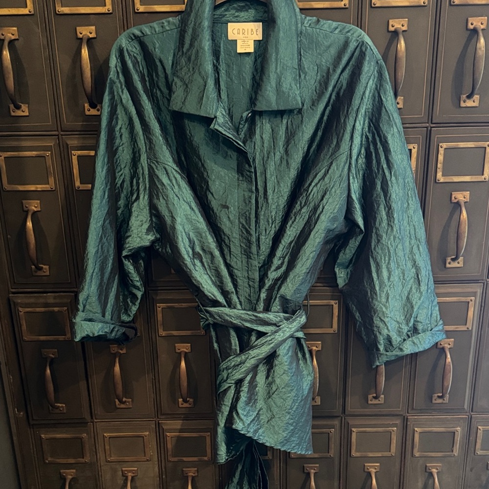 CARIBE Crushed Satin Top